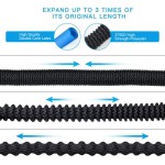 Selang Taman Dapat Diperluas ICONNTECHS 30M/100FT dengan Inti Ganda Lateks, Fitting Kuningan Padat 3/4" & 1/2", Kain Kekuatan Ekstra Anti Kusut, 8 Pola